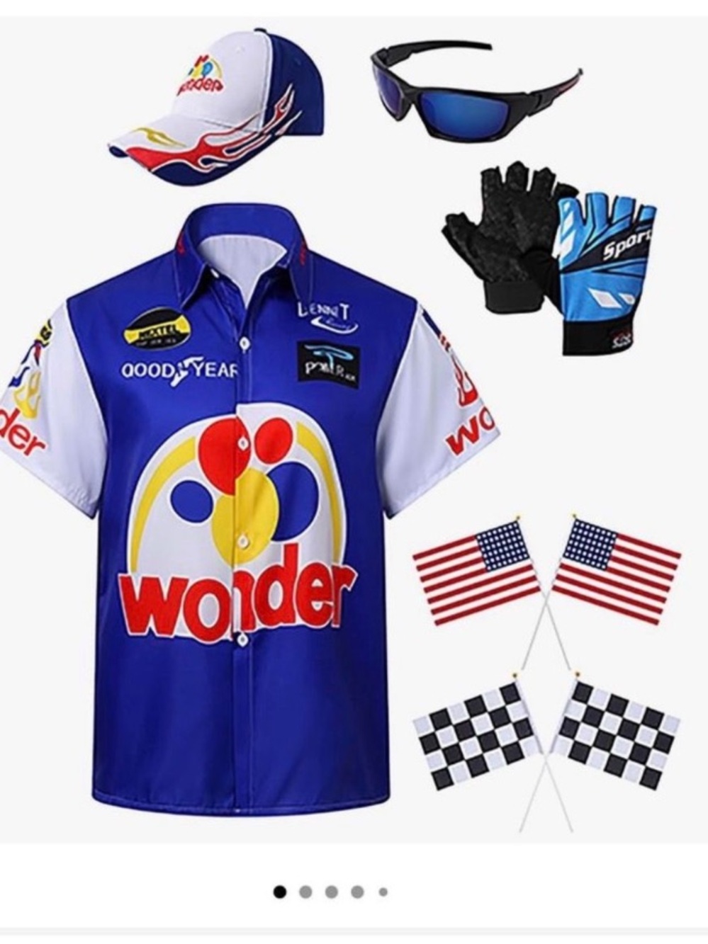 Ricky Bobby Talladega Nights Halloween Costume Small